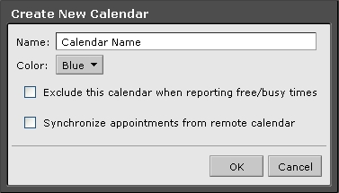 Calendar Name